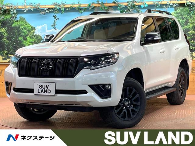 ランドクルーザープラド(トヨタ) ＴＸ　Ｌパッケージ　マットブラックエディション　禁煙車　サンルーフ　１２型ディスプレイ　全周囲カメラ　レーダークルーズ　ブラインドスポットモニター　黒革　シートベンチレーション　電動リアゲート　ＬＥＤヘッド　純正１８インチアルミ　ＥＴＣ 中古車画像