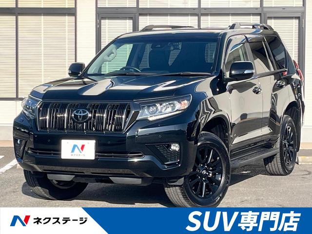 ランドクルーザープラド(トヨタ) ＴＸ　Ｌパッケージ・ブラックエディション　純正９型ナビ　全周囲カメラ　セーフティセンス　レーダークルーズ　禁煙車　黒革シート　シートベンチレーション　パワーシート　ドラレコ　コーナーセンサー　スマートキー　ＬＥＤヘッド　ＥＴＣ２．０ 中古車画像