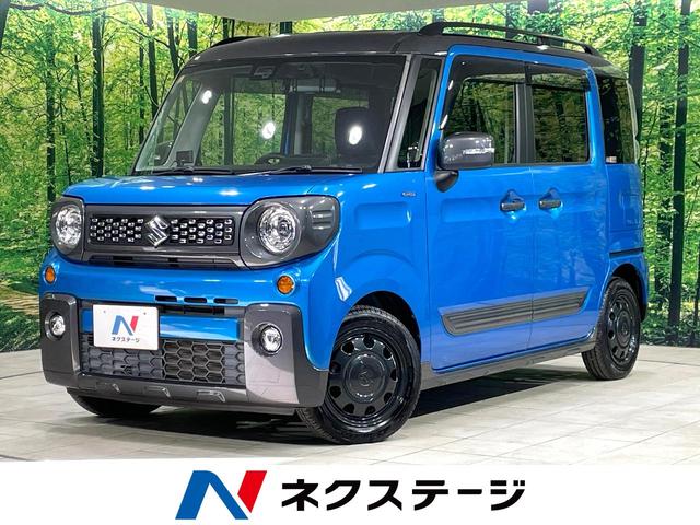 スペーシアギア　宮城県 純正ナビ　両側電動スライド　衝突軽減　バックカメラ　シートヒーター