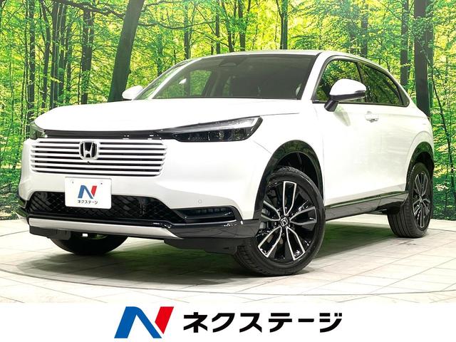 ヴェゼル　愛知県 全周囲カメラ　衝突被害軽減システム　電動リアゲート　ハーフレザーシート