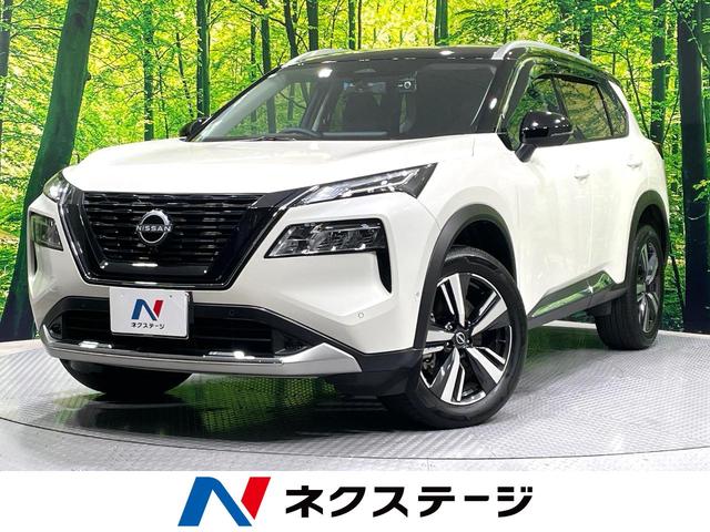 エクストレイル　大分県 純正１２．３型ナビ　全周囲カメラ　プロパイロット　２トーンカラー