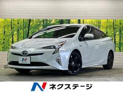 プリウス Aツーリングセレクション 禁煙車 純正9型ナビTV バックカメラ セーフティセンス レーダークルーズ ブラインドスポットモニタ インテリジェントクリアランスソナー LEDフォグ 純正17インチAW 黒合皮シート シートヒーター 中古車画像