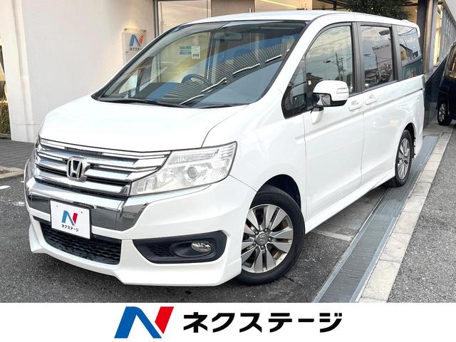 ステップワゴンスパーダ　兵庫県 純正９インチナビ　バックカメラ　両側パワースライドドア　８人乗り　ＥＴＣ