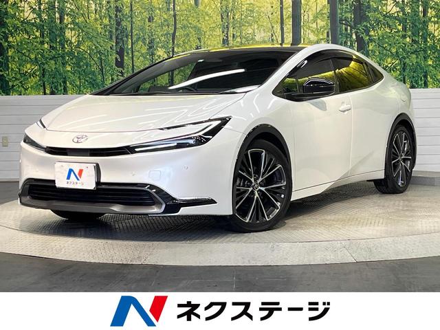 プリウス　福岡県 禁煙車　ガラスルーフ　１２．３インチナビ　全周囲カメラ　レーダークルーズ