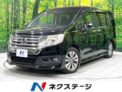 ステップワゴンスパーダ Z 後期 禁煙車 両側電動ドア 純正8型ナビ バックカメラ ドラレコ ETC HIDヘッド 純正16インチアルミ オートライト オートエアコン CD DVD再生 フルセグ パドルシフト スマートキー 中古車画像