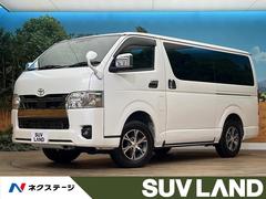 ハイエースバン スーパーGL ダークプライムII 4WD 純正SDナビ 全周囲カメラ 寒冷地仕様 禁煙車 デジタルインナーミラー 両側電動スライドドア ETC2.0 LEDヘッドライト オートハイビーム ウッドコンビステアリング 中古車画像