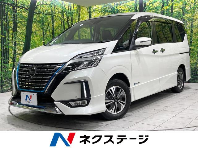 セレナ　鳥取県 両側電動ドア　純正１０型ナビ　後席モニター　全周囲カメラ　ＬＥＤヘッド