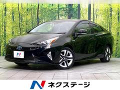 プリウス Aプレミアム ツーリングセレクション 4WD 禁煙車 純正9型ナビ バックカメラ CD/DVD/フルセグ Bluetooth接続 衝突軽減装置 LEDヘッド/フォグ オートハイビーム 前席シートヒーター ブラインドスポットモニター ETC 中古車画像
