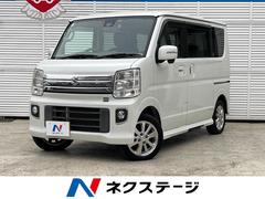 エブリイワゴン PZターボスペシャル 両側電動ドア SDナビ バックカメラ 衝突被害軽減システム 禁煙車 ドラレコ スマートキー HIDヘッド ETC 純正14インチアルミ オートライト オートエアコン Bluetooth CD 中古車画像