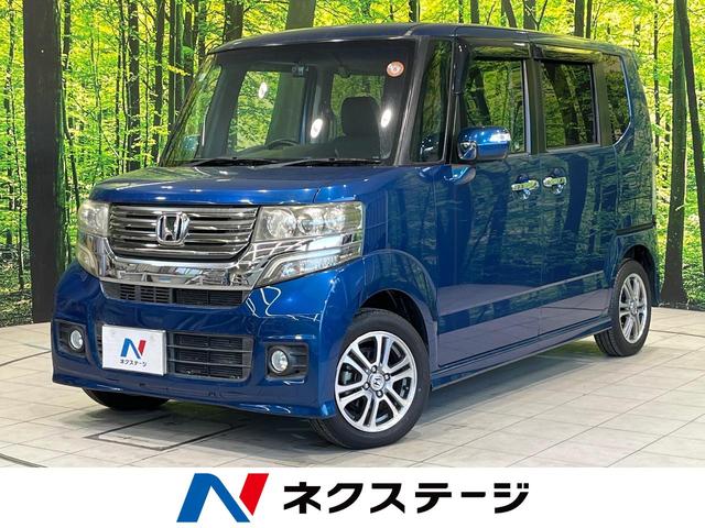 Ｎ－ＢＯＸ＋カスタム　兵庫県 ターボ　両側電動ドア　純正ＳＤナビ　禁煙車　ドラレコ　スマートキー