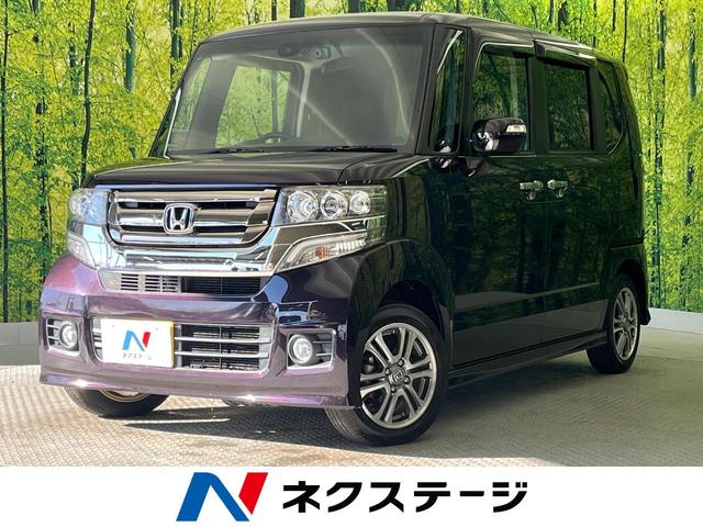 Ｎ－ＢＯＸカスタム　和歌山県 ＳＤナビ　バックカメラ　禁煙車　シティブレーキ　電動スライドドア　ＥＴＣ