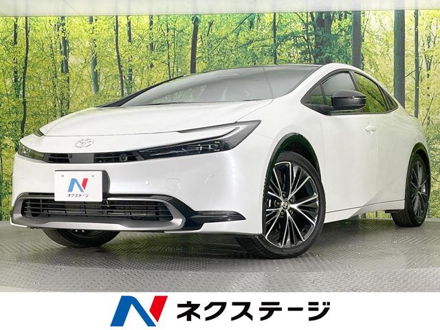プリウス　愛知県 ガラスルーフ　純正１２．３型ナビ　全周囲カメラ　１００Ｖ電源　衝突軽減