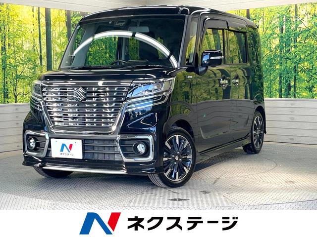 スペーシアカスタム　栃木県 純正８インチＳＤナビ　全周囲カメラ　衝突被害軽減システム　禁煙車