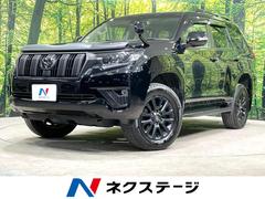 ランドクルーザープラド TX Lパッケージ マットブラックエディション 4WD サンルーフ 9型ナビ バックカメラ トヨタセーフティーセンス レーダークルーズ  ベージュ革シート シートベンチレーション コーナーセンサー ルーフレール ブラインドスポットモニター 中古車画像