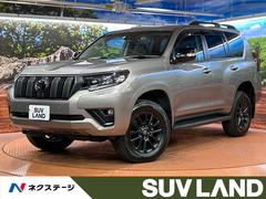 ランドクルーザープラド TX Lパッケージ マットブラックエディション 4WD ターボ ディーゼル 純正9インチナビ付ディスプレイオーディオ 全周囲カメラ トヨタセーフティセンス レーダークルーズ 禁煙車 レザーシート 前席シートエアコン ブラインドスポットモニター 中古車画像