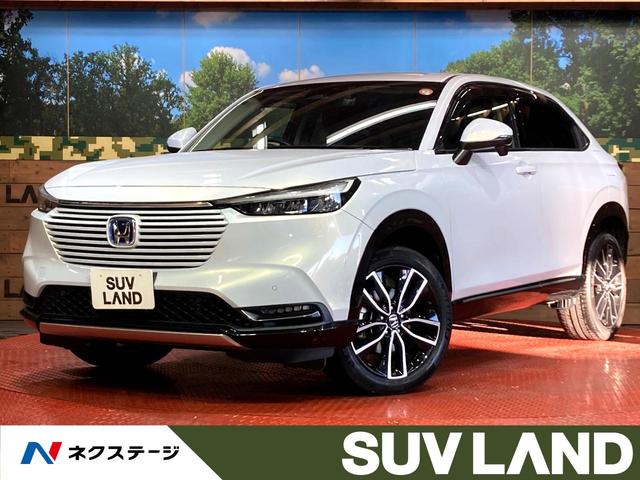 ヴェゼル　愛知県 純正ＳＤナビ　バックカメラ　ハーフレザーシート　衝突被害軽減システム