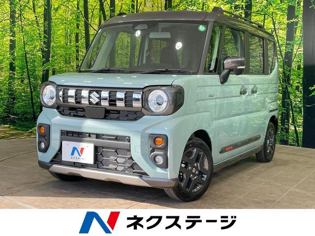 スペーシアギア　埼玉県 両側電動スライドドア　純正９型ナビ　全周囲カメラ　衝突軽減　ＬＥＤヘッド