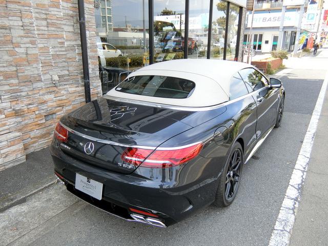 Sクラス S63 4マチック+ カブリオレ サテンマットブルーラッピング(元色アンスラサイトブルーM)AMGスタイリングPKG インテリジェントLEDライト designoエクスクルーシブナッパレザーシート(AMG専用)(12枚目)