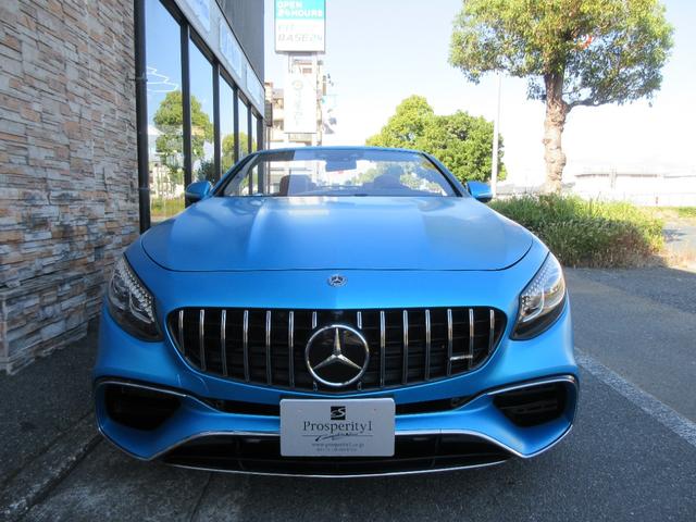 Sクラス S63 4マチック+ カブリオレ サテンマットブルーラッピング(元色アンスラサイトブルーM)AMGスタイリングPKG インテリジェントLEDライト designoエクスクルーシブナッパレザーシート(AMG専用)(15枚目)