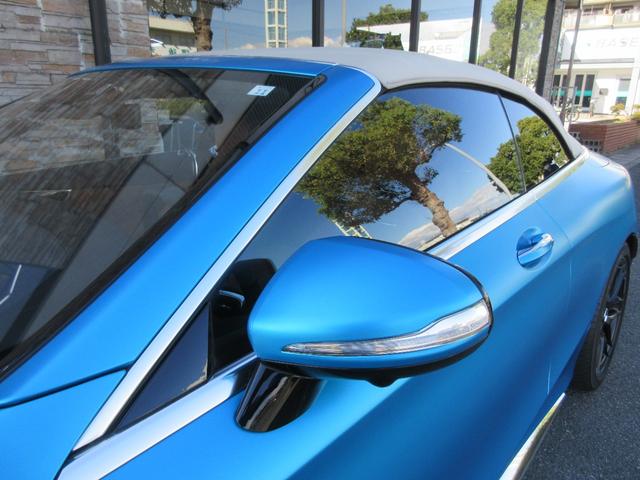 Sクラス S63 4マチック+ カブリオレ サテンマットブルーラッピング(元色アンスラサイトブルーM)AMGスタイリングPKG インテリジェントLEDライト designoエクスクルーシブナッパレザーシート(AMG専用)(21枚目)