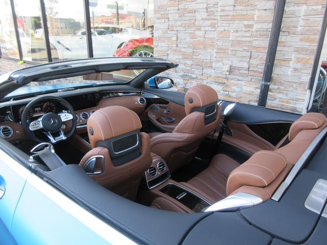 Sクラス S63 4マチック+ カブリオレ サテンマットブルーラッピング(元色アンスラサイトブルーM)AMGスタイリングPKG インテリジェントLEDライト designoエクスクルーシブナッパレザーシート(AMG専用)(28枚目)