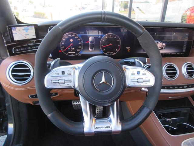 Sクラス S63 4マチック+ カブリオレ サテンマットブルーラッピング(元色アンスラサイトブルーM)AMGスタイリングPKG インテリジェントLEDライト designoエクスクルーシブナッパレザーシート(AMG専用)(58枚目)