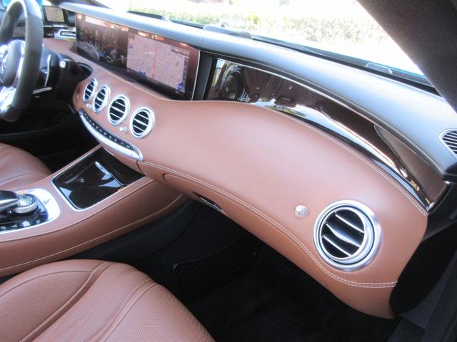 Sクラス S63 4マチック+ カブリオレ サテンマットブルーラッピング(元色アンスラサイトブルーM)AMGスタイリングPKG インテリジェントLEDライト designoエクスクルーシブナッパレザーシート(AMG専用)(61枚目)