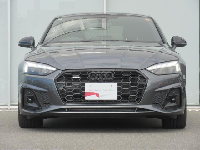 A5スポーツバック 45TFSIクワトロ Sライン 弊社デモカー・タッチレスポンス付MMIナビゲーション・サイドアシスト・レーンアシスト・追突予防・カープレイ・アンドロイドオート・ブラックスタイリングパッケージ(2枚目)