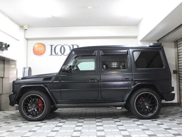 Ｇ６３　ｄｅｓｉｇｎｏエクスクルーシブ・純正マットブラックカラー・カーボンインテリア・シートヒーター・シートベンチレーター・レーダー探知機・左ハンドル・バックカメラ・走行中ＴＶ・(4枚目)