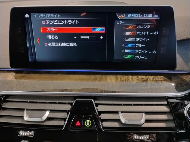 5シリーズ 530i Mスポーツ ヘッドアップディスプレイ ブラックキドニーグリル ブラックレザーシート シートヒーター 全周囲カメラ アクティブクルーズコントロール 19インチAWホイール パドルシフト 電動シート 電動リアゲート(62枚目)