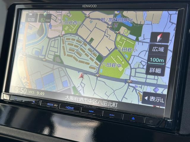 社外ナビ、タッチパネル式で使い勝手の良いナビゲーション、オーディオも充実したナビです