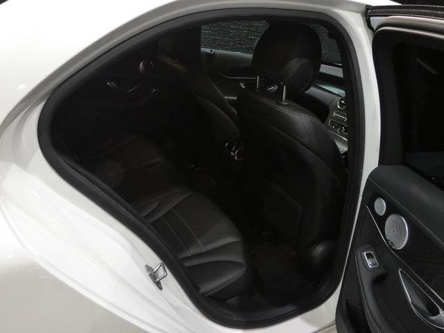 Cクラス C43 4マチック 後期型 レーダーセーフティPKG パノラマSR 黒革 ヘッドアップディスプレイ F席シートヒーター Burmesterサウンド 純正HDDナビ 地デジ Bカメラ 純正AMG19AW 正規ディーラー車(20枚目)