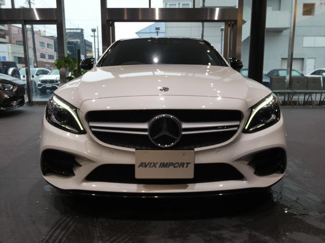 Cクラス C43 4マチック 後期型 レーダーセーフティPKG パノラマSR 黒革 ヘッドアップディスプレイ F席シートヒーター Burmesterサウンド 純正HDDナビ 地デジ Bカメラ 純正AMG19AW 正規ディーラー車(36枚目)