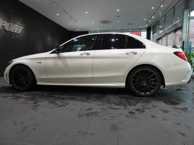 Cクラス C43 4マチック 後期型 レーダーセーフティPKG パノラマSR 黒革 ヘッドアップディスプレイ F席シートヒーター Burmesterサウンド 純正HDDナビ 地デジ Bカメラ 純正AMG19AW 正規ディーラー車(39枚目)