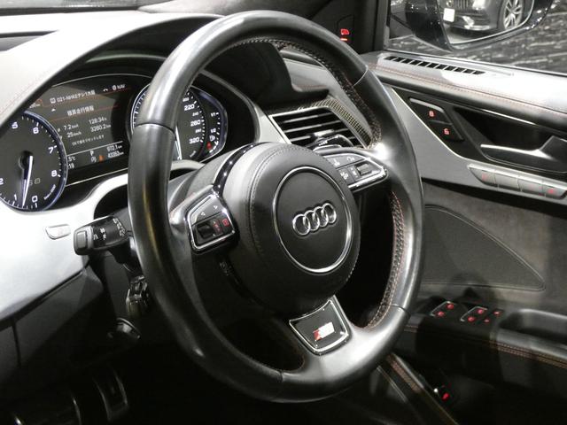 S8プラス ベースグレード 4.0クワトロプラス 後期型 SR 全席シートH F席ベンチレーション カーボンドアミラー カーボンリアスポイラー セラミックブレーキ Pアシスト MMIナビ地デジ BOSEサウンド 純正21AW(9枚目)