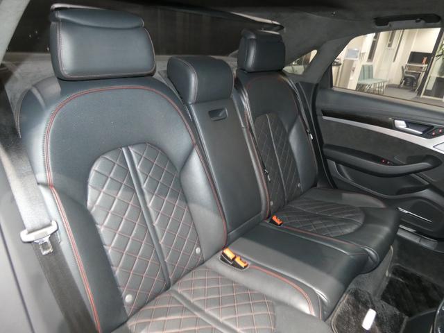 S8プラス ベースグレード 4.0クワトロプラス 後期型 SR 全席シートH F席ベンチレーション カーボンドアミラー カーボンリアスポイラー セラミックブレーキ Pアシスト MMIナビ地デジ BOSEサウンド 純正21AW(43枚目)