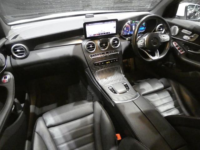 GLC GLC350e 4マチック クーペ AMGライン 後期型 レザーエクスクルーシブPKG レーダーセーフティPKG スライディングルーフ リラクゼーション HUD 全席シートH F席ベンチレーション 純正HDDナビ 地デジ 360°カメラ(8枚目)