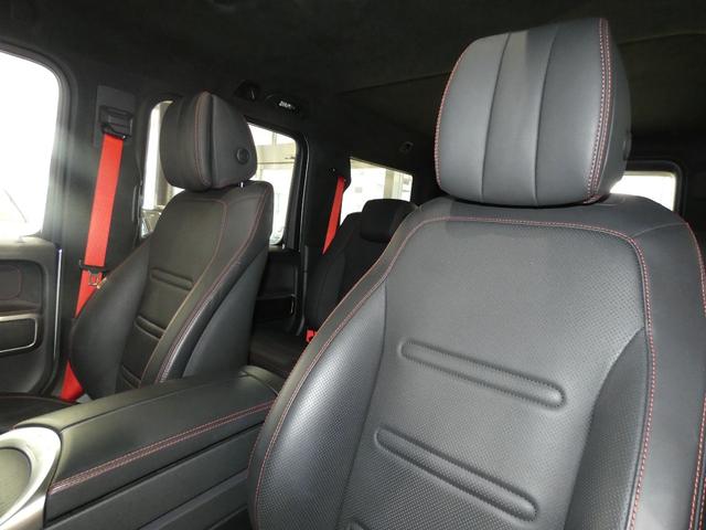 Ｇクラス Ｇ３５０ｄ　マヌファクトゥーアエディション　特別仕様車　ＲＳＰ　Ａ－ＤＰＧ　黒革　ガラスＳＲ　Ｂｕｒｍｅｓｔｅｒ　シートヒーター＋　ベンチレーション　リラクゼーション　ダイナミックシート　純正ナビ　３６０°カメラ　純正２０ＡＷ　禁煙　正規Ｄ車（53枚目）