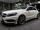 A45 AMG 4マチック AMGアドバンストPKG AMGパフォーマンスシート F席シートH BSM 黒革 社外フルエアロ サブコン装着車 harman/kardonサウンド 純正HDDナビ地デジBカメラ BBS19AW 禁煙(33枚目)