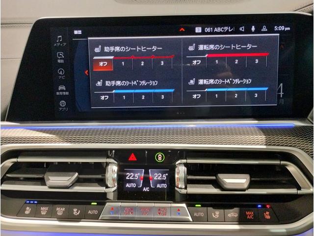 Ｘ６ ｘＤｒｉｖｅ　３５ｄ　Ｍスポーツ　ワンオーナー　プラスパッケージ　サンルーフ　コンフォートパッケージ　クリスタルフィニッシュ　純正２２インチアルミホイール　アイボリーレザーシート　ソフトクローズドア　ベンチレーションシート　純正地デジ（61枚目）