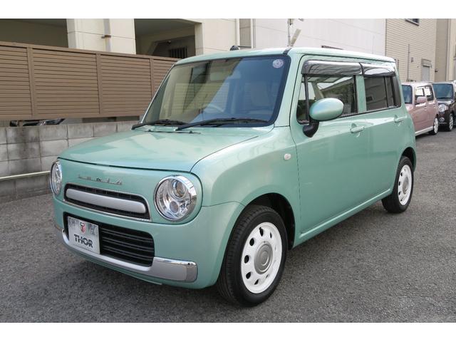 アルトラパンショコラ G 1年保証 純正HiDヘッドライト&LEDテールランプ ショコラ専用シート ナビ・TV(走行中OK)・SD・USB・ETC Pushスタート スマートキー オートライト 国産タイヤ7分山 ドアバイザー(4枚目)