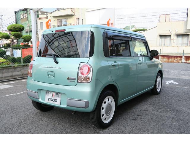 アルトラパンショコラ G 1年保証 純正HiDヘッドライト&LEDテールランプ ショコラ専用シート ナビ・TV(走行中OK)・SD・USB・ETC Pushスタート スマートキー オートライト 国産タイヤ7分山 ドアバイザー(5枚目)