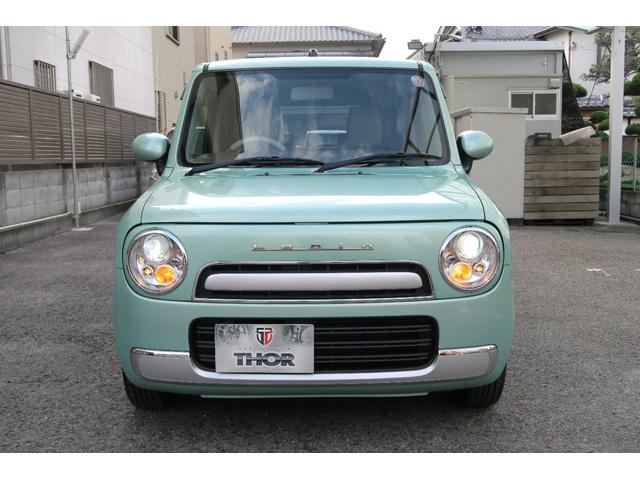 アルトラパンショコラ G 1年保証 純正HiDヘッドライト&LEDテールランプ ショコラ専用シート ナビ・TV(走行中OK)・SD・USB・ETC Pushスタート スマートキー オートライト 国産タイヤ7分山 ドアバイザー(6枚目)