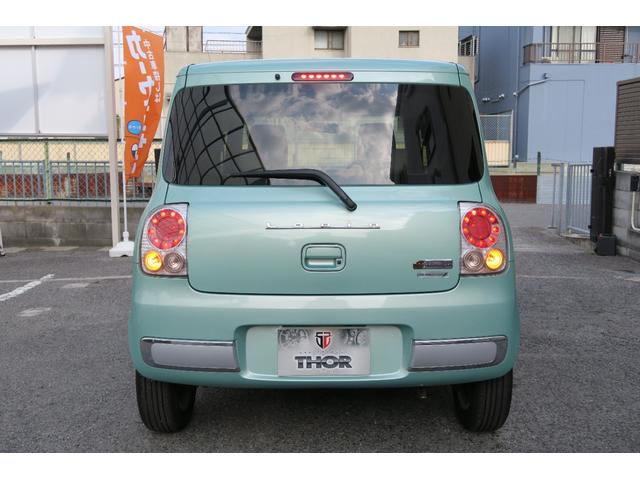 アルトラパンショコラ G 1年保証 純正HiDヘッドライト&LEDテールランプ ショコラ専用シート ナビ・TV(走行中OK)・SD・USB・ETC Pushスタート スマートキー オートライト 国産タイヤ7分山 ドアバイザー(7枚目)