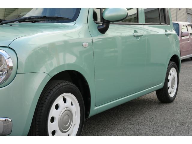 アルトラパンショコラ G 1年保証 純正HiDヘッドライト&LEDテールランプ ショコラ専用シート ナビ・TV(走行中OK)・SD・USB・ETC Pushスタート スマートキー オートライト 国産タイヤ7分山 ドアバイザー(27枚目)