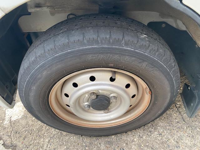 タイヤの消耗状態です。