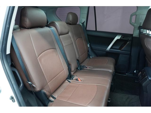 ランドクルーザープラド TX 7人乗り サンルーフ 純正タイヤ有 グリルマーカー ドライブレコーダー ウッド調ハンドル クルーズコントロール ブラウンシートカバー プッシュスタート ETC(18枚目)