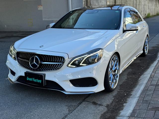 Eクラス E350 アバンギャルド ダイヤモンドグリル 車高調 Kranze20インチAW プッシュスタート シートヒーター バックカメラ ETC フルセグTV(4枚目)