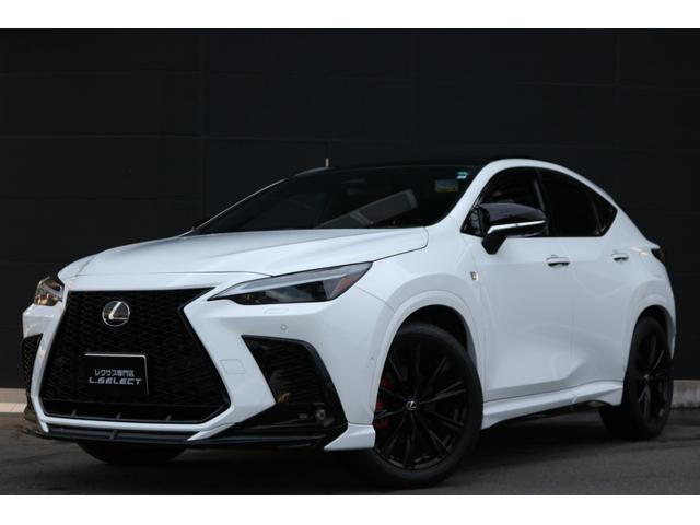 NX NX350h Fスポーツ ワンオーナー 禁煙車 TRDフルエアロ マクレビ パノラマSR パノラマビュー デジミラ オレンジキャリパー ルーフレール 赤黒革エアシート 前後シートヒーター BSM カラーHUD 後席電動格納(5枚目)