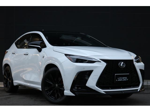 NX NX350h Fスポーツ ワンオーナー 禁煙車 TRDフルエアロ マクレビ パノラマSR パノラマビュー デジミラ オレンジキャリパー ルーフレール 赤黒革エアシート 前後シートヒーター BSM カラーHUD 後席電動格納(6枚目)